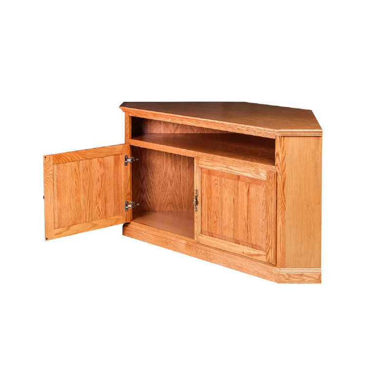 Loon Peak® Lunsford Solid Wood Corner TV Stand for TVs up to 57 Wayfair